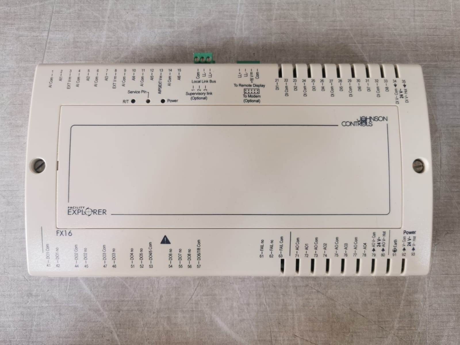 Johnson Controls LP-FX16D02-000C FX16 JOHNSON CONTROLS LP-FX16D02-000C Master Control Programmable 3