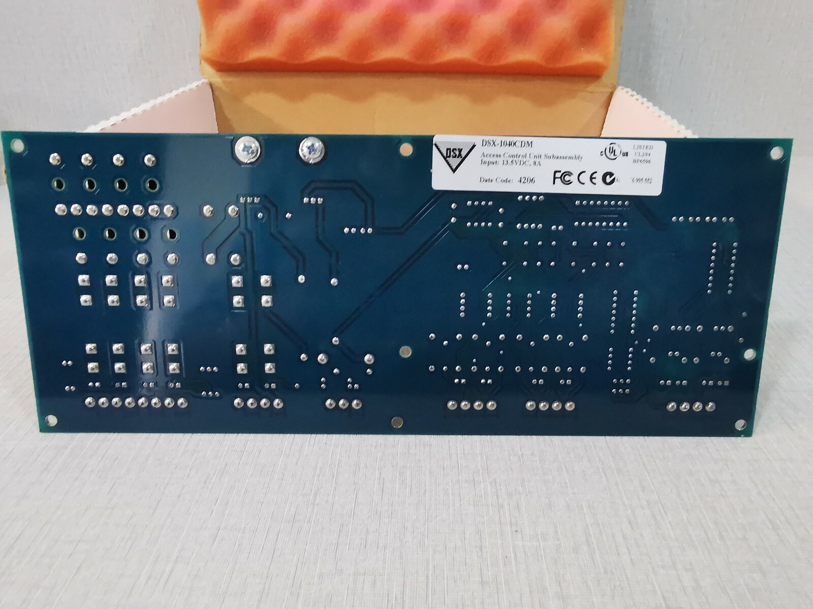 DSX DSX-1040CDM DSX DSX-1040CDM Access Control Unit Subassembly 8