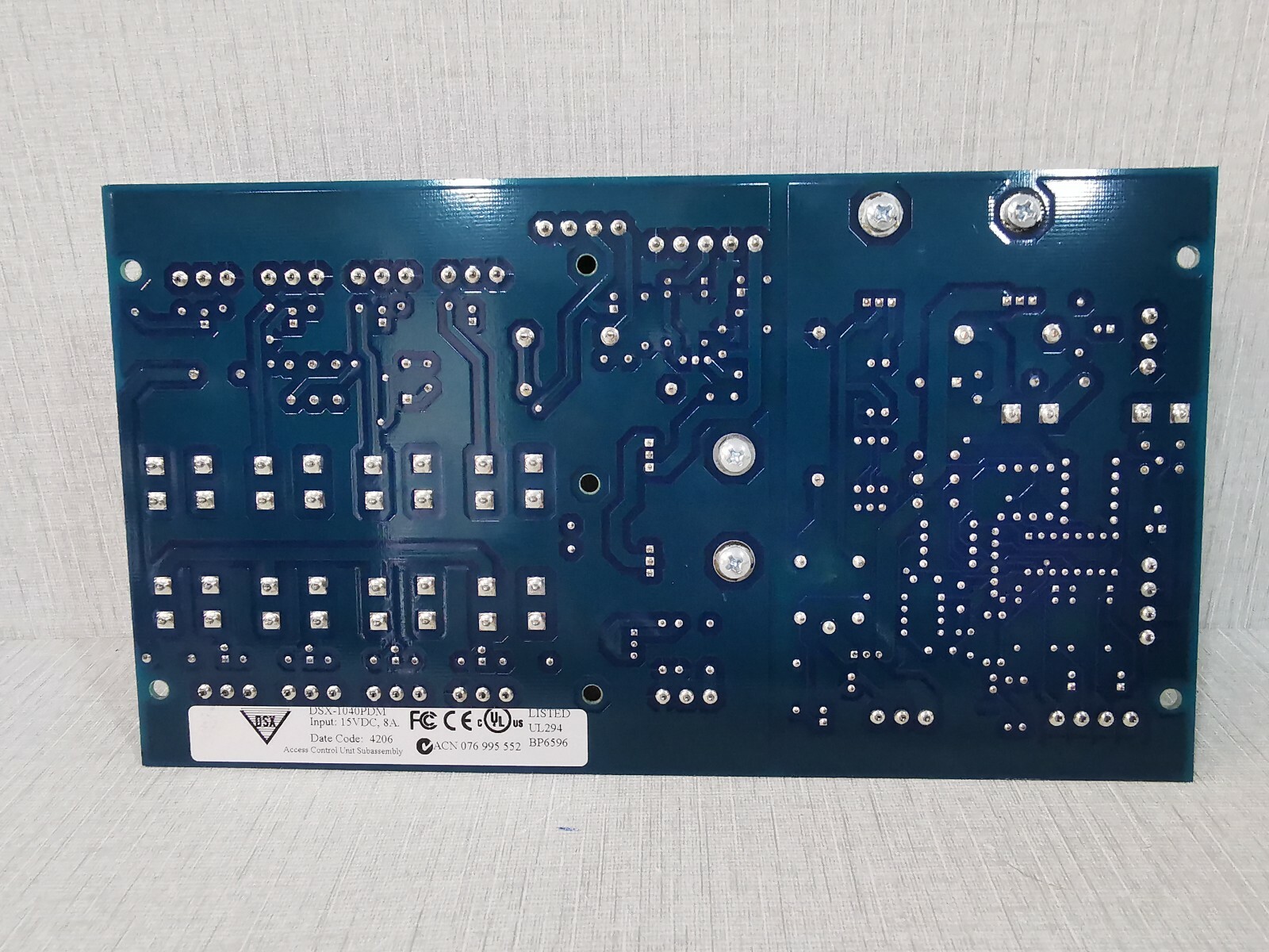 DSX DSX-1040PDM DSX DSX-1040PDM Access Control Unit Subassembly 3