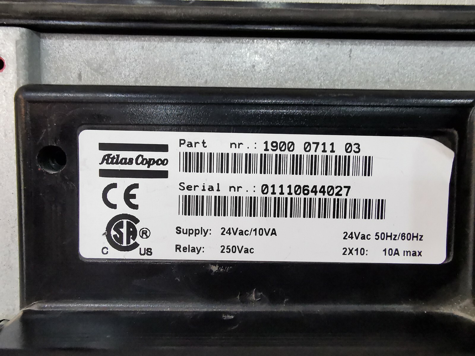 ATLAS COPCO COPCO-1900-0711 ATLAS COPCO 1900 0711 03 ELEKTRONIKON I 3