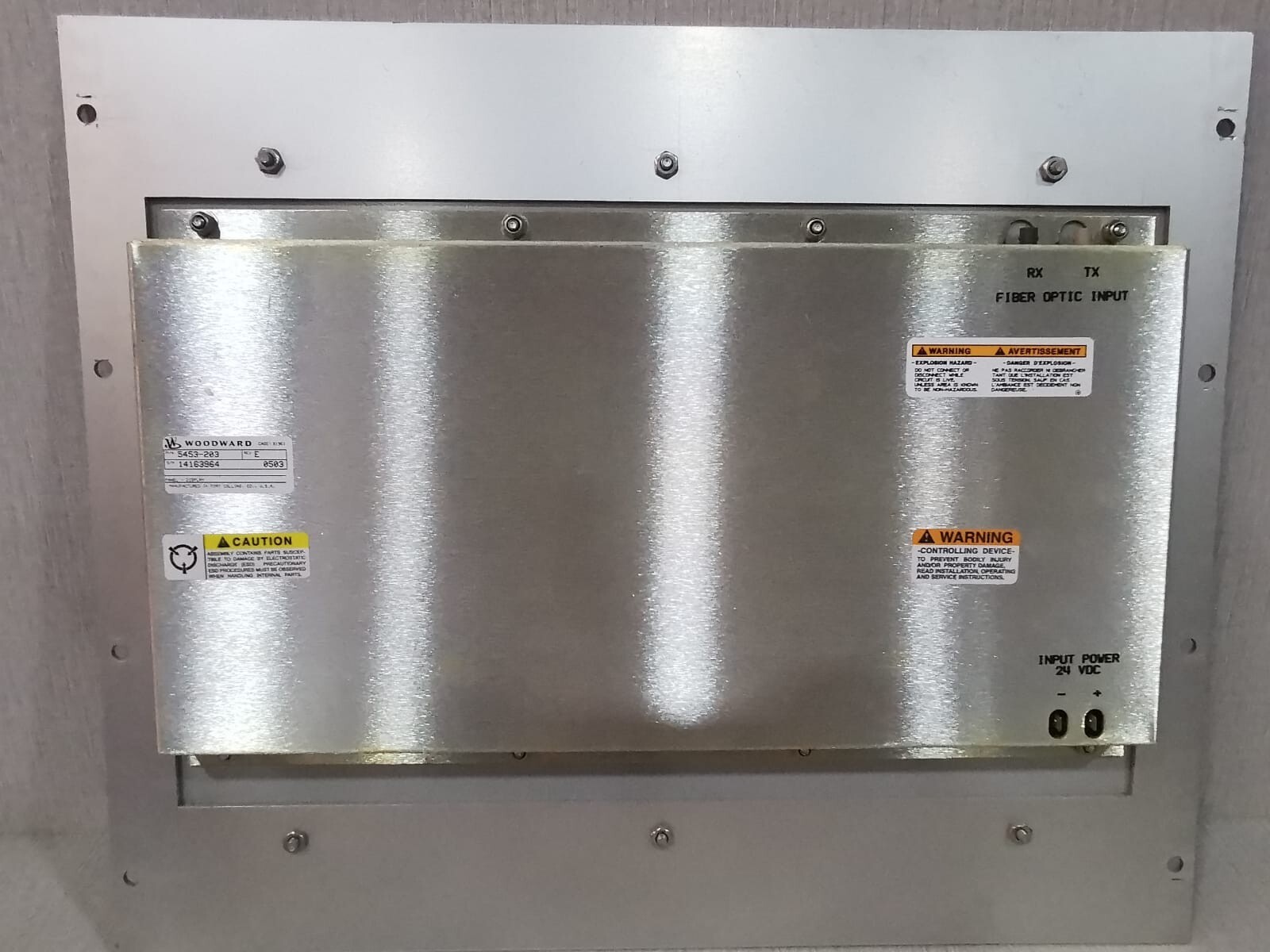 Woodward 5453-203 WOODWARD 5453-203 REV E OPERATOR INTERFACE PANEL 3