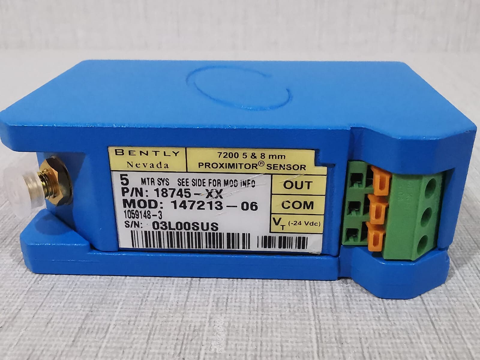 Bently Nevada 18745-XX / 7200 Bently Nevada 18745-XX / 7200 5/8mm Proximitor Sensor 147213-06 2