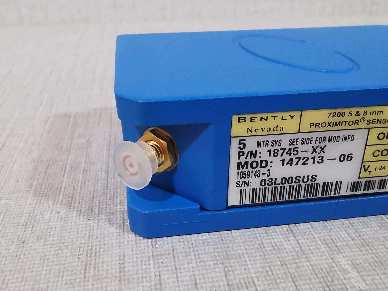 Bently Nevada 18745-XX / 7200 Bently Nevada 18745-XX / 7200 5/8mm Proximitor Sensor 147213-06 4