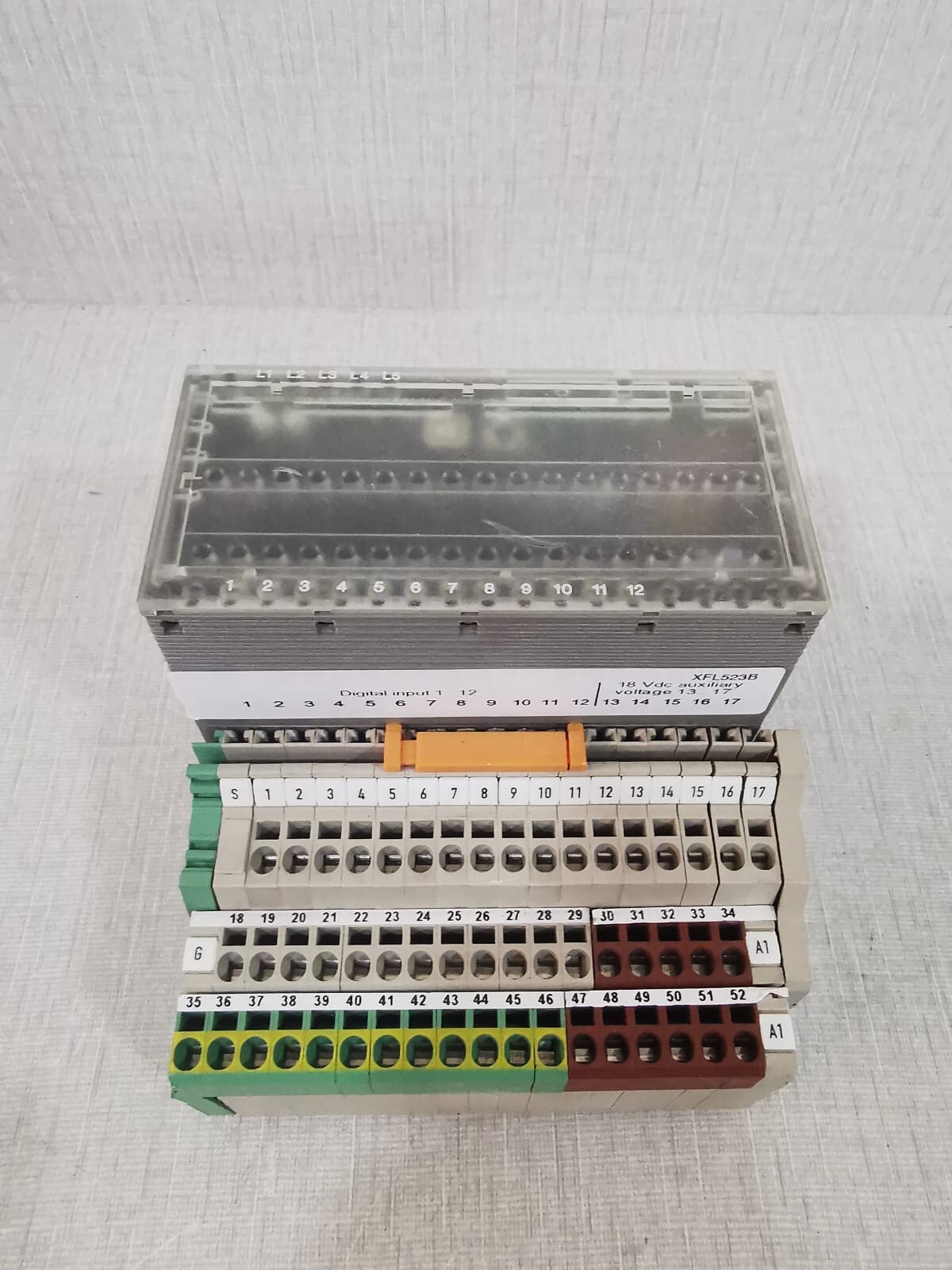 HONEYWELL XFL523B / XSL 513 INPUT MODULE & TERMINAL BLOCK