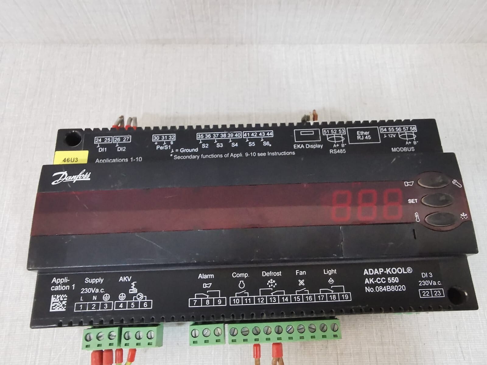 Danfoss CC-550 Danfoss ADAP-KOOL AK-CC 550 Case Controller 084B8020 7