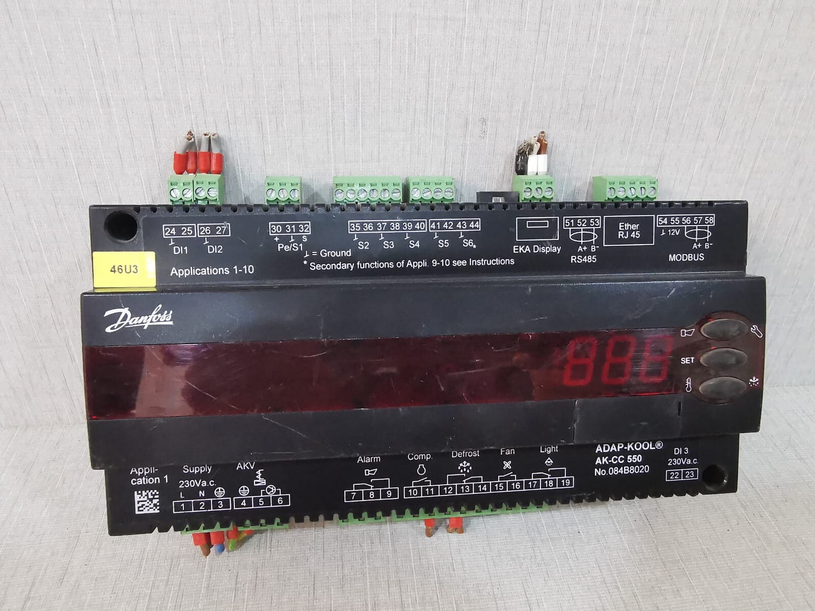Danfoss ADAP-KOOL AK-CC 550 Case Controller 084B8020 - TRIED & TESTED