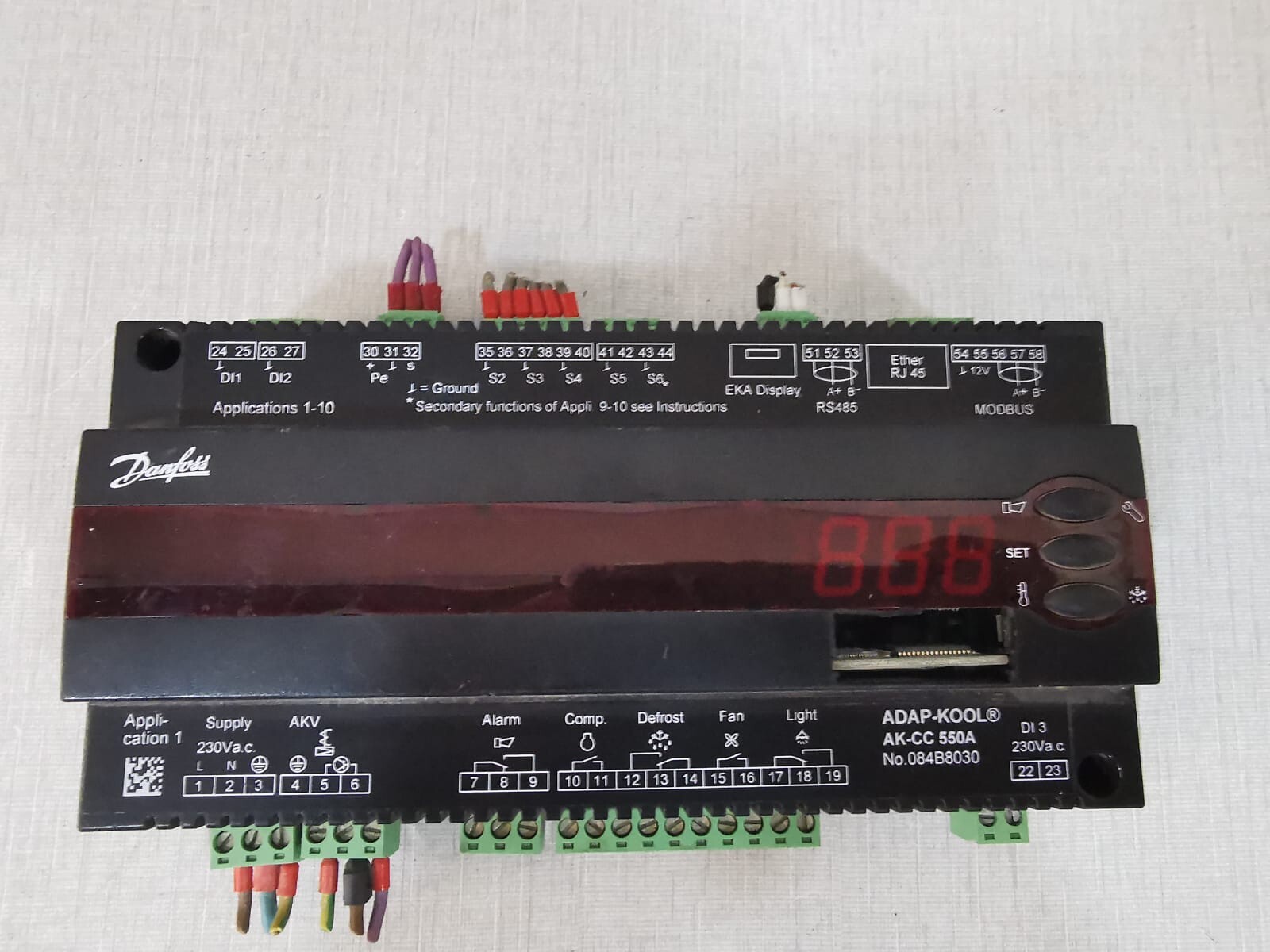 Danfoss ADAP-KOOL®-AK-CC-550A Danfoss ADAP-KOOL AK-CC 550A Case Controller 084B8030 5