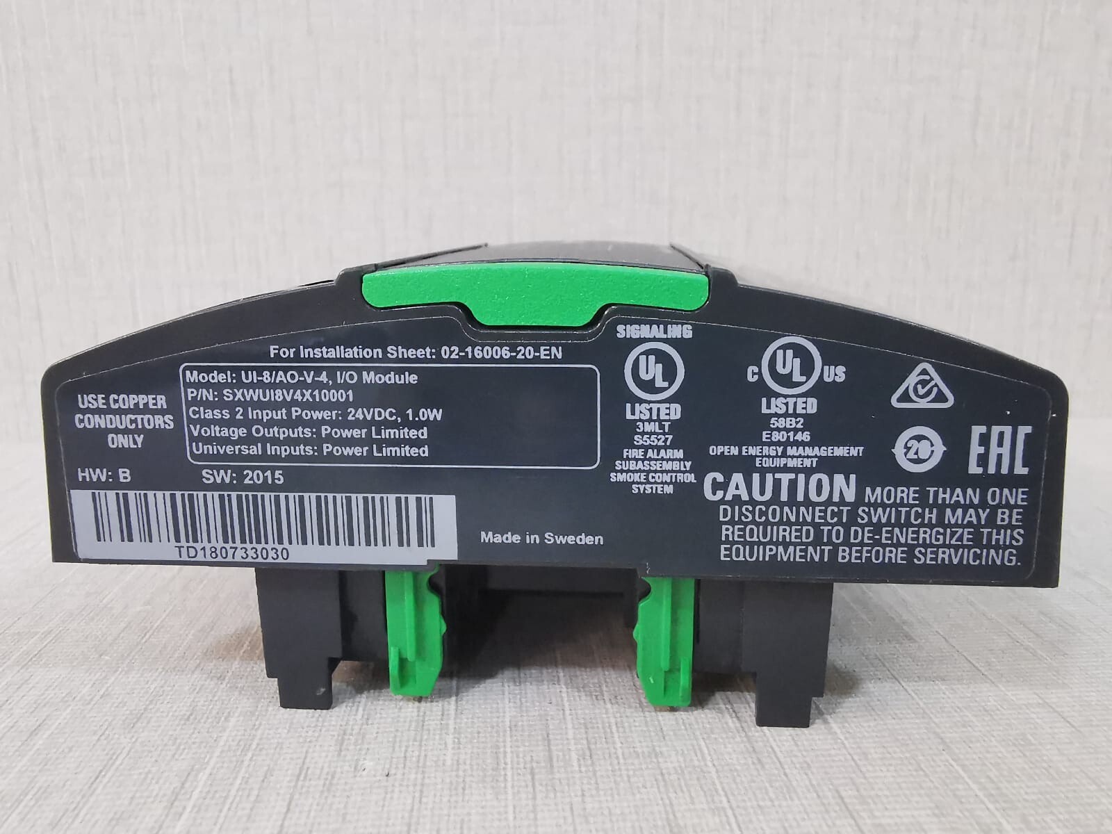 Schneider Electric SMARTX-CONTROLLER-UI-8/AO-V-4 SXWUI8V4X10001 Schneider Electric SmartX Controller UI-8/AO-V-4 4