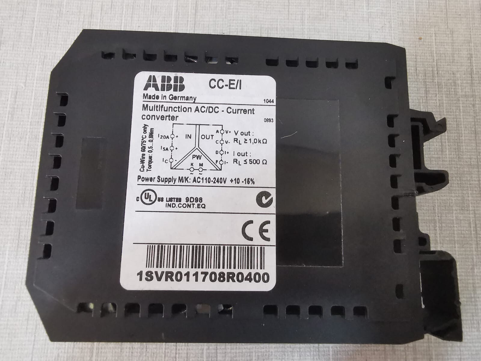 ABB CC-E/I ABB CC-E/I Current Converter 1SVR011708R0400 2