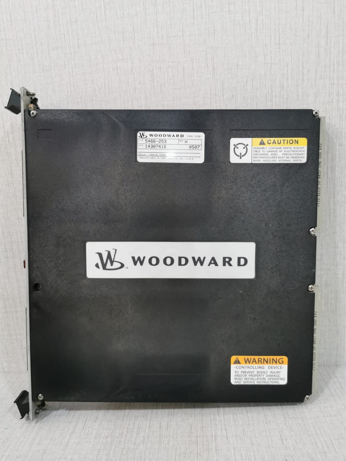 Woodward 5466-253 WOODWARD 5466-253 REV H ANALOG COMBO TMR 4