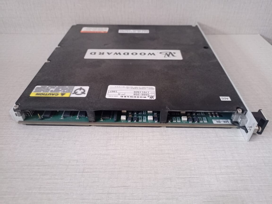 Woodward 5466-258 REV M WOODWARD 5466-258 REV M SIMPLEX DISCRETE I/O MODULE 3