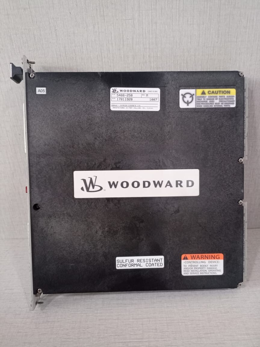 Woodward 5466-258 REV M WOODWARD 5466-258 REV M SIMPLEX DISCRETE I/O MODULE 4