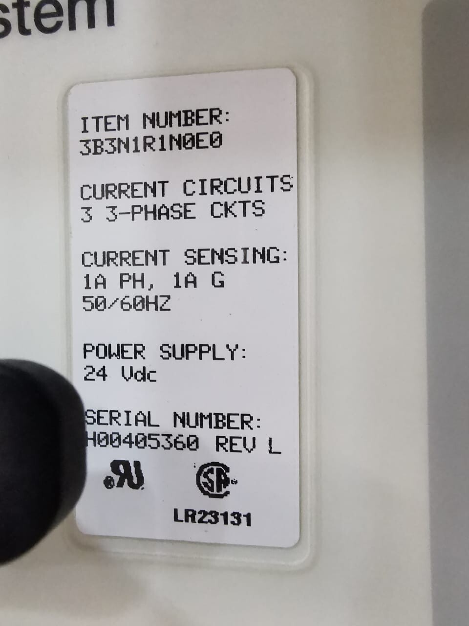 Basler BE1-CDS240 Basler BE1-CDS240 CURRENT DIFFERENTIAL SYSTEM 24Vdc 2