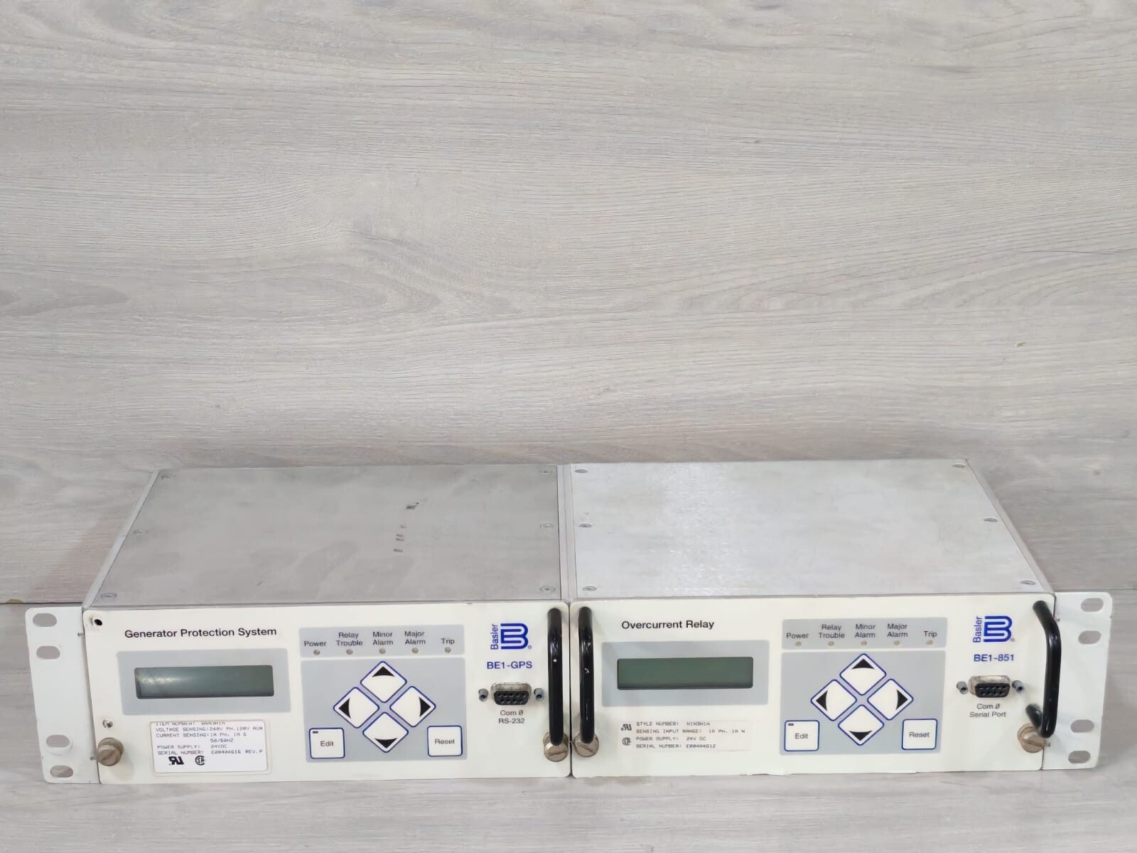 Basler BE1-851 & BE!-GPS Basler BE1-851 Over Current Relay with BE1-GPS Generator Protection Relay 2