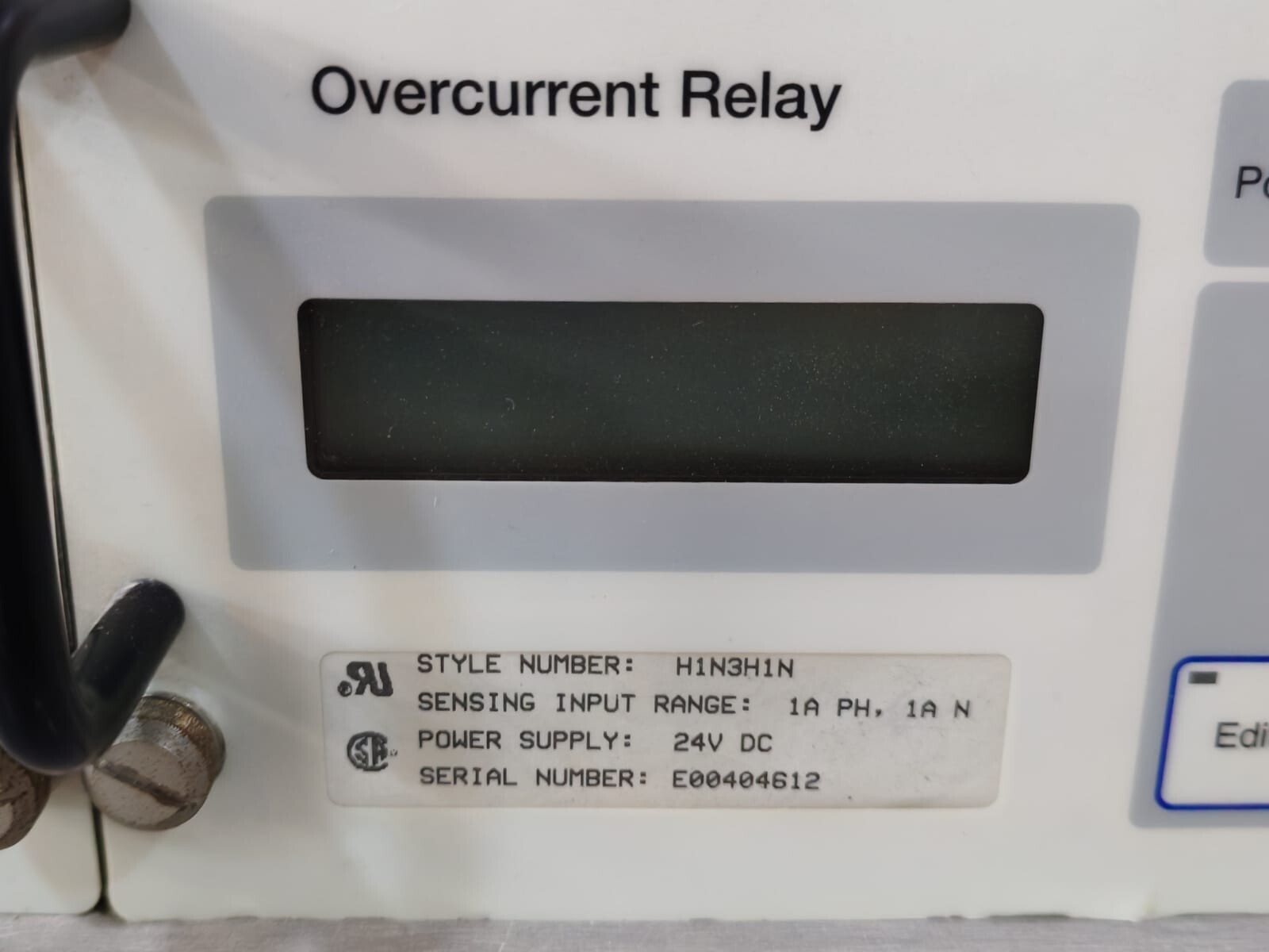 Basler BE1-851 & BE!-GPS Basler BE1-851 Over Current Relay with BE1-GPS Generator Protection Relay 4