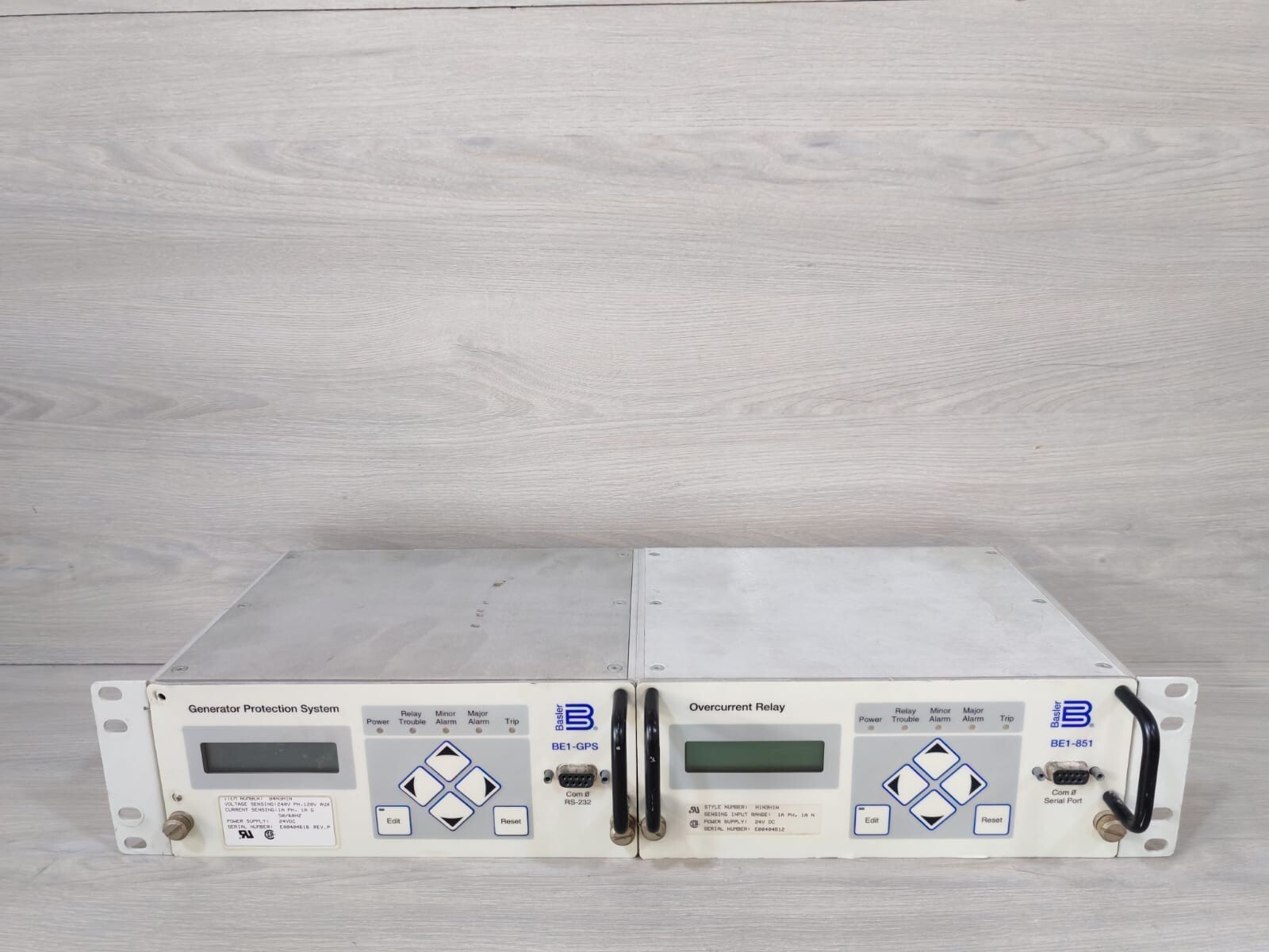 Basler BE1-851 Over Current Relay with BE1-GPS Generator Protection Relay