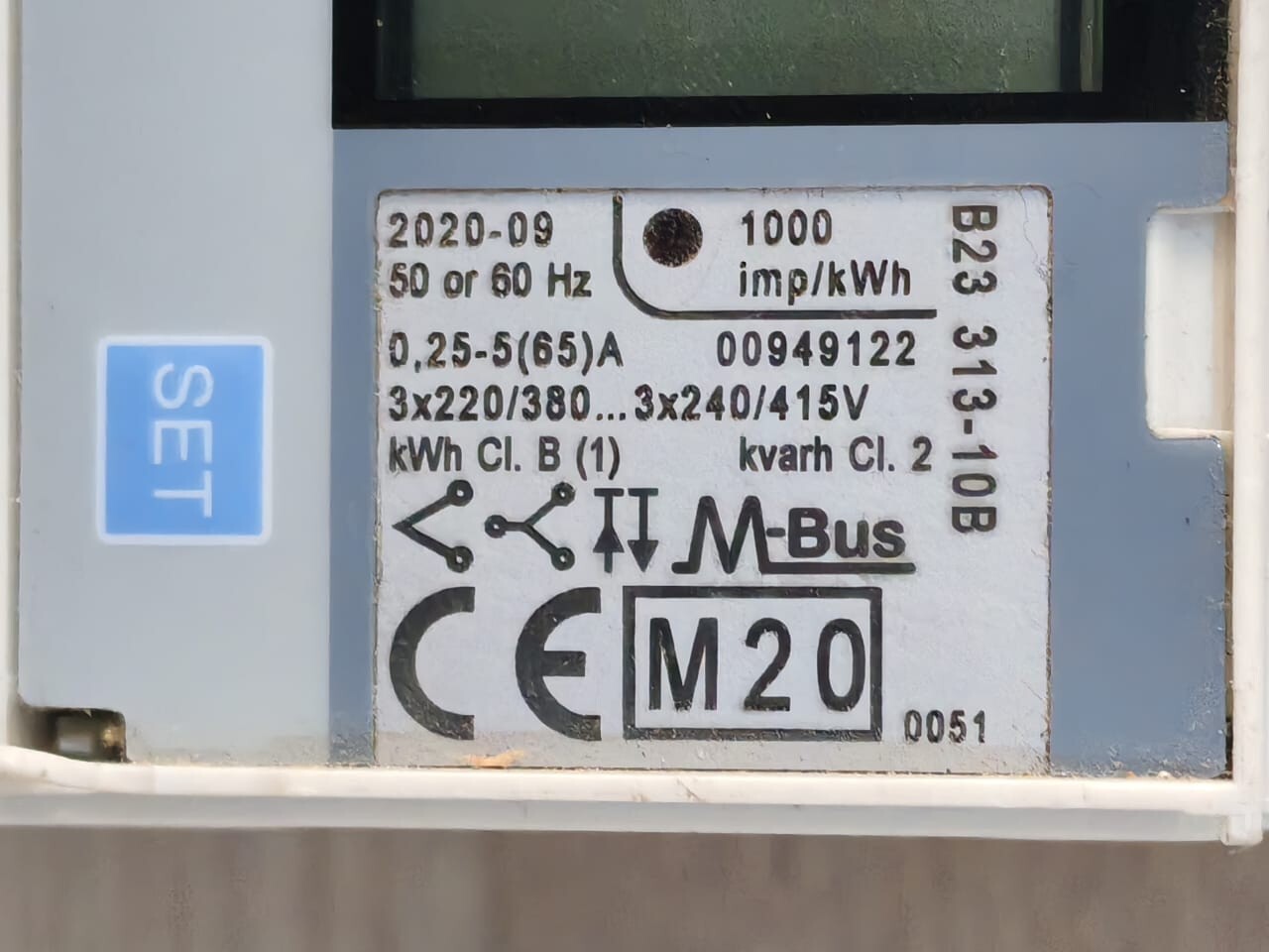 ABB 2CMA100539R1000 ABB B23 313-10B Electricity Meter 2CMA100539R1000 3