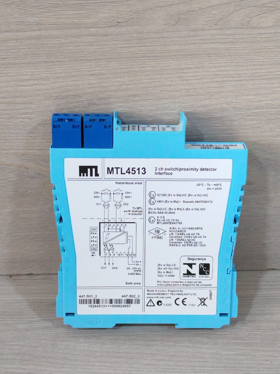 MTL MTL4513 MTL4513 Proximity Detector Interface 2 ch Switch MTL 2