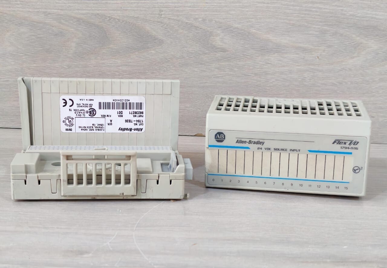 Allen-Bradley 1794-IV16 & 1794-TB3S SER.A ALLEN-BRADLEY 1794-IV16 & 1794-TB3S SER.A 24VDC SOURCE INPUT MODULE 2