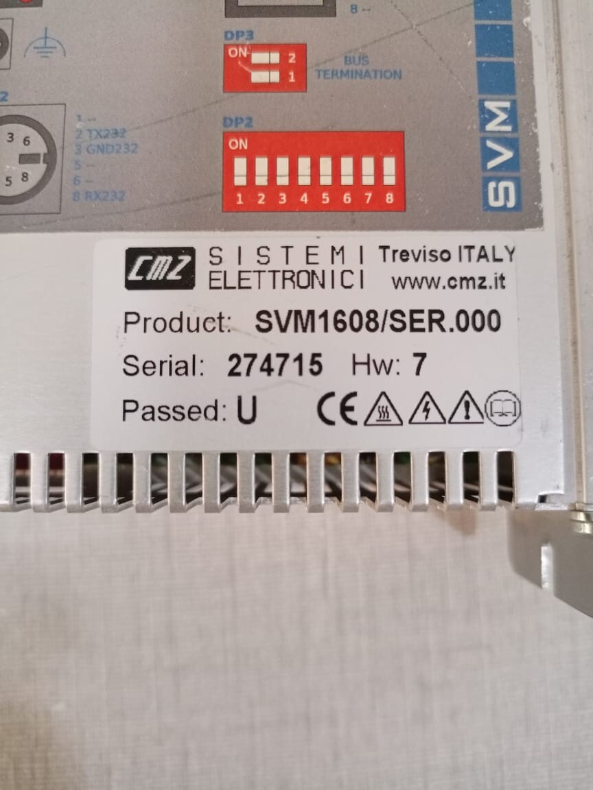 CMZ SVM1608 CMZ SVM1608/SER.000 SERVO DRIVE 2