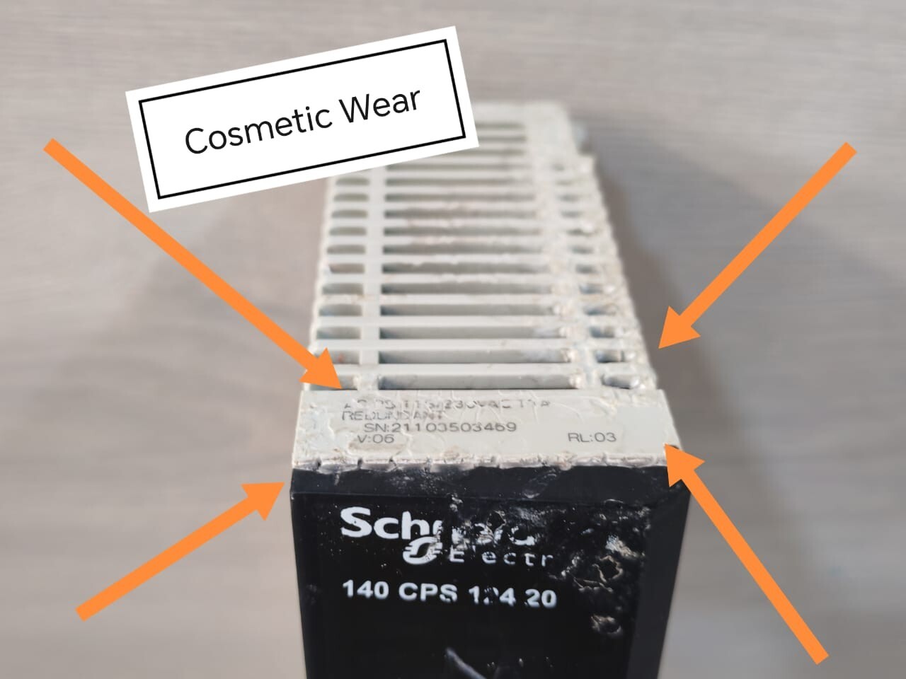 Schneider Electric 140 CPS 124 20 Schneider Electric 140 CPS 124 20 Power Supply PV.06 RL.03- WITHOUT COVER 3
