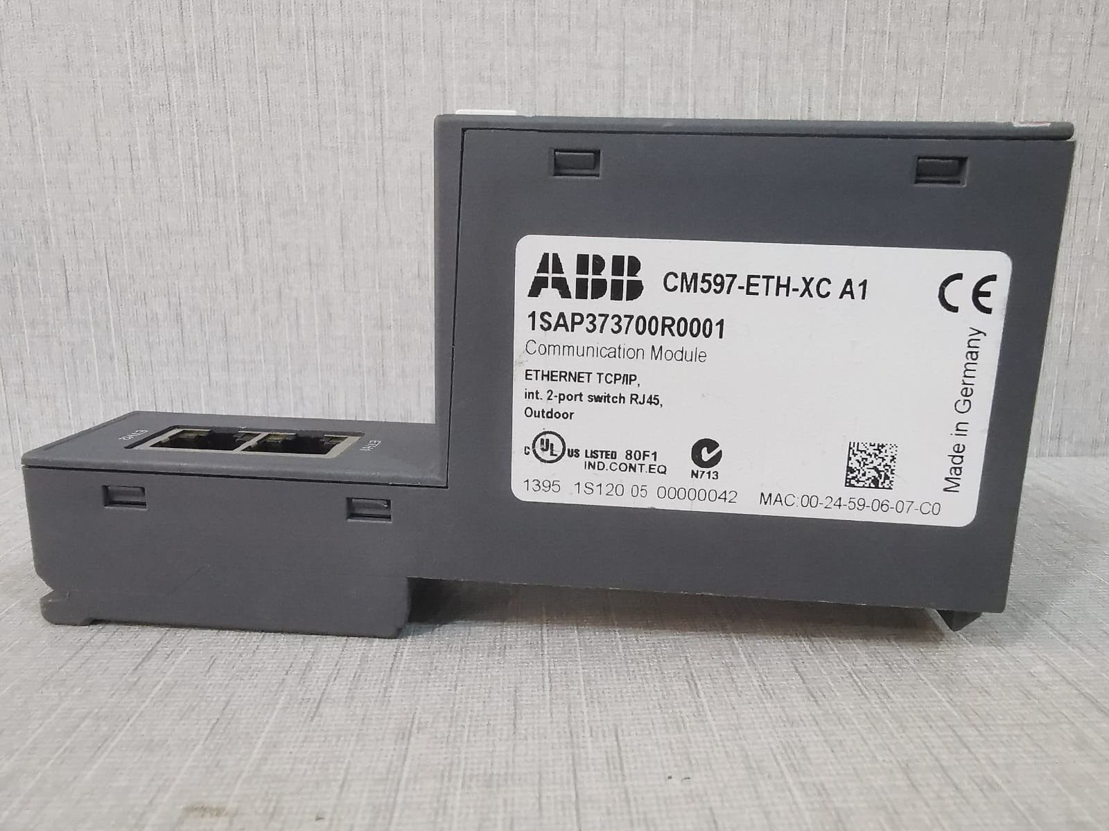 ABB 1SAP373700R0001 ABB CM597-ETH-XC A1 Communication Module 1SAP373700R0001 2