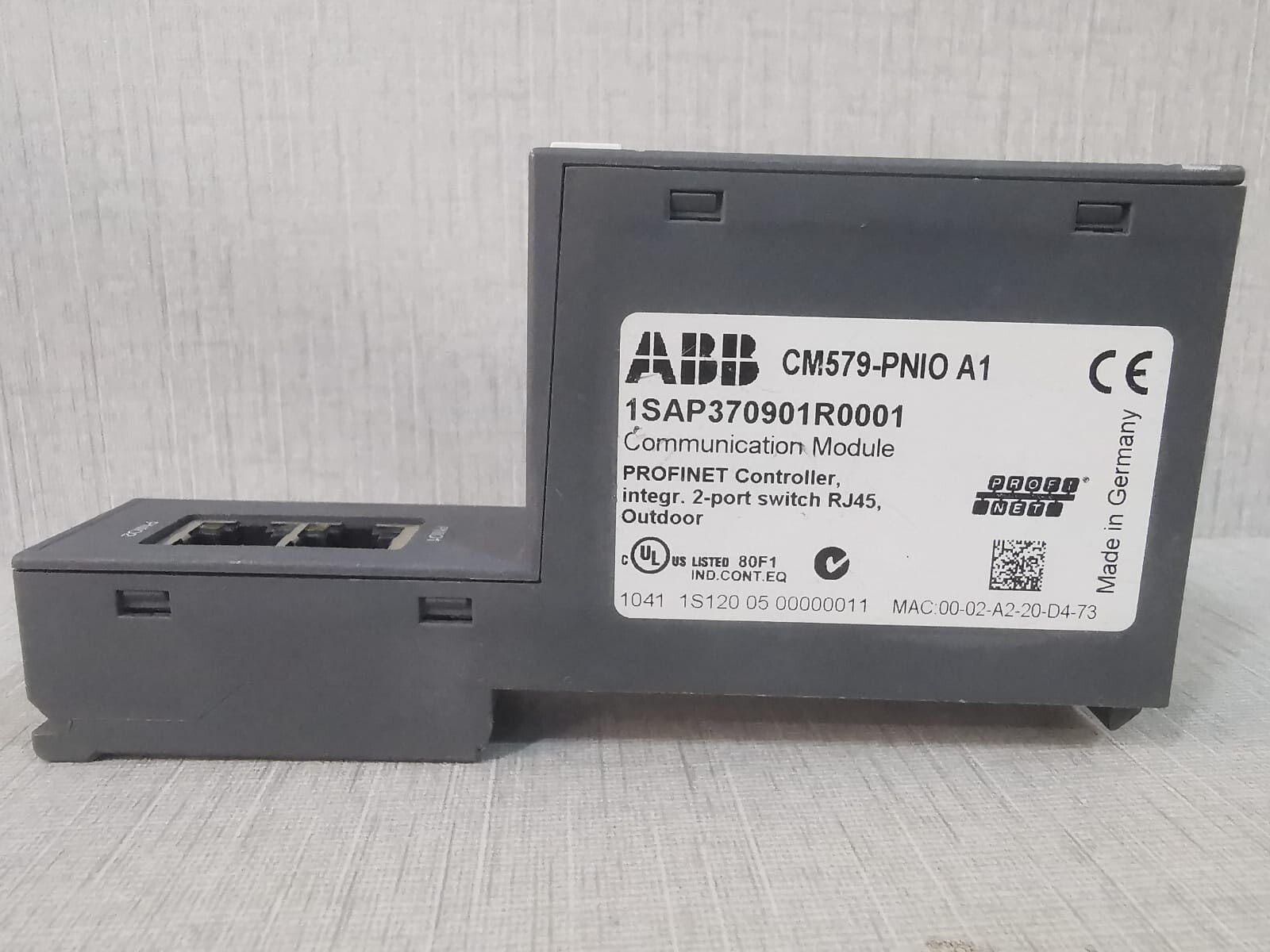 ABB 1SAP370901R0001 ABB CM579-PNIO A1 Communication Module 1SAP370901R0001 2