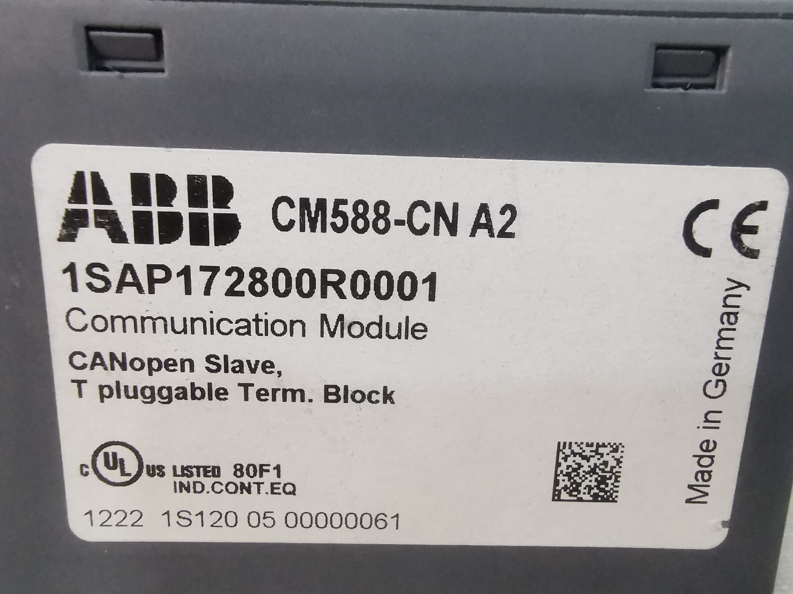 ABB 1SAP172800R0001 ABB CM588-CN A2 Communication Module 1SAP172800R0001 2