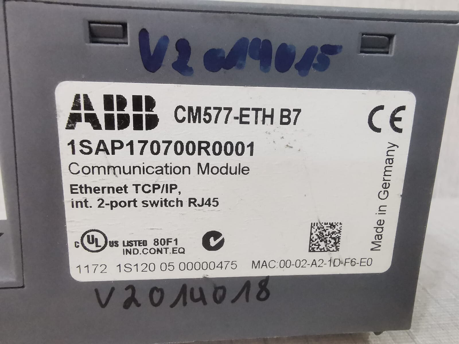 ABB 1SAP170700R0001 ABB CM577-ETH B7 Communication Module 1SAP170700R0001 2