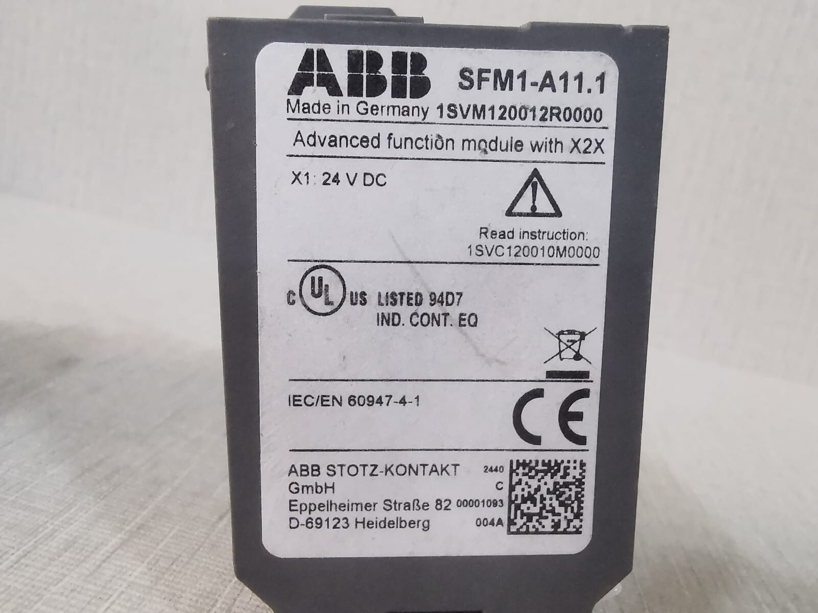 ABB 1SVM120012R0000 ABB SFM1-A11.1 Advanced Function Module 1SVM120012R0000 2