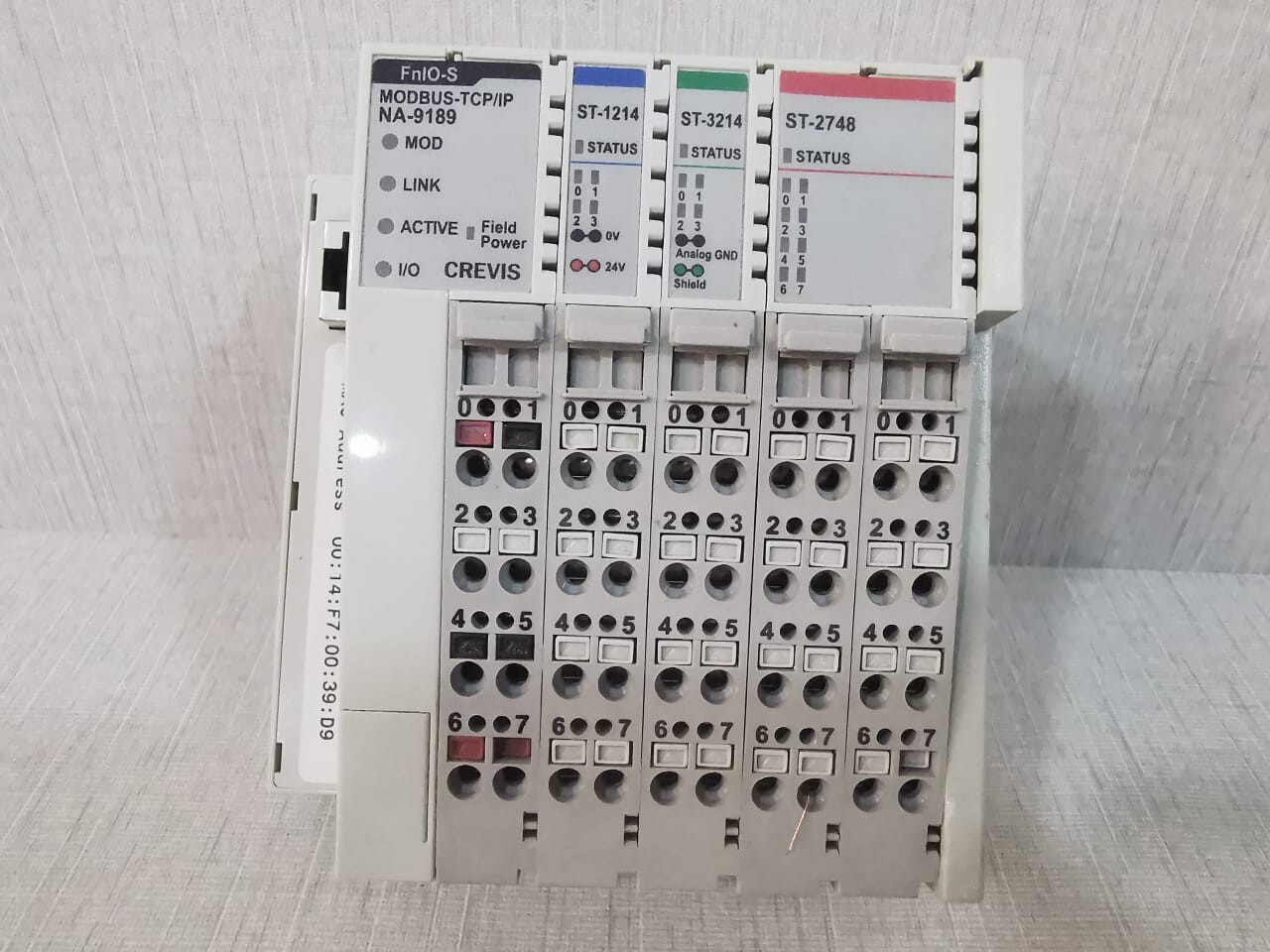 CREVIS ST-END CREVIS NA-9189 Modbus-TCP/IP ST-END MODULE 4