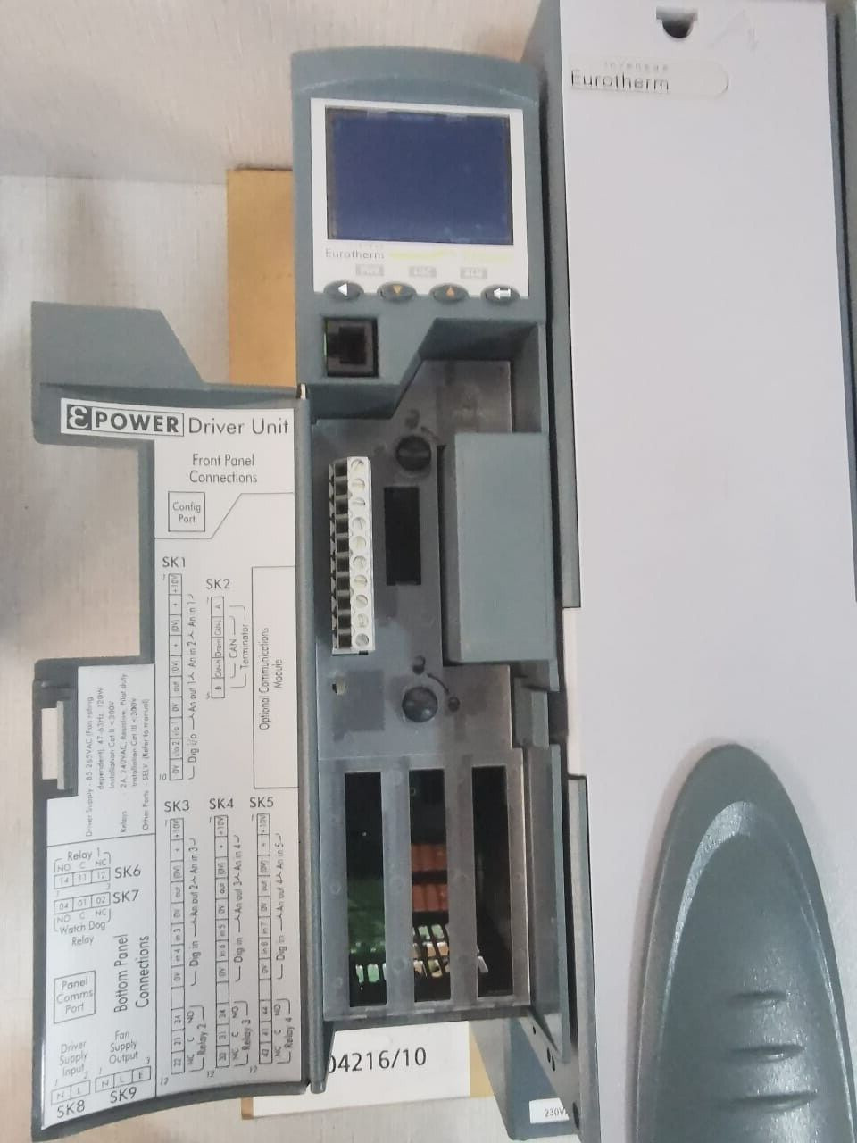 DSA FIRAP2x Eurotherm LA029534U503 230VAC EPOWER DRIVER UNIT 3PH-250A 4