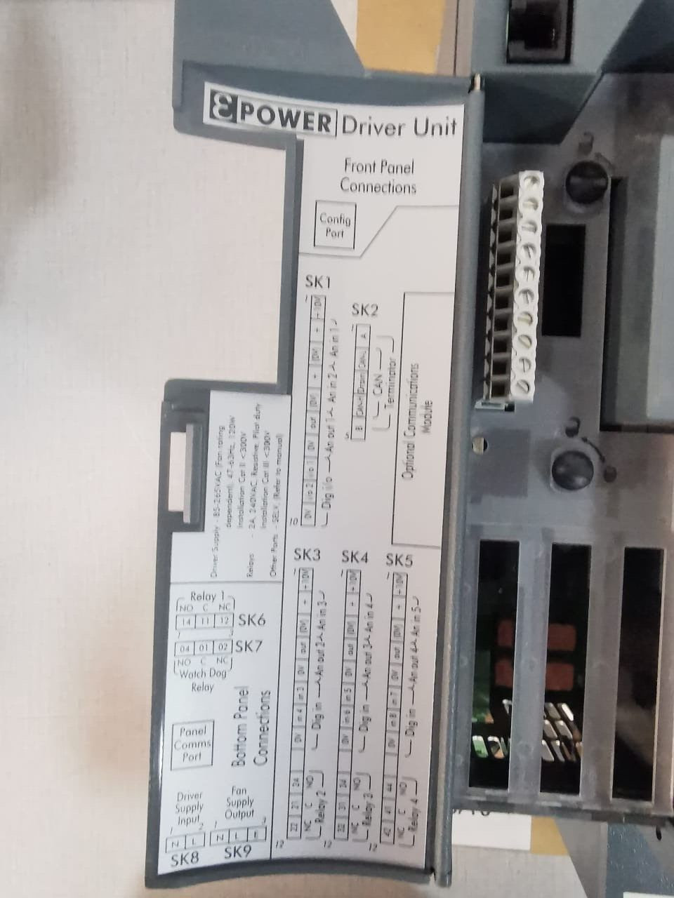 DSA FIRAP2x Eurotherm LA029534U503 230VAC EPOWER DRIVER UNIT 3PH-250A 7