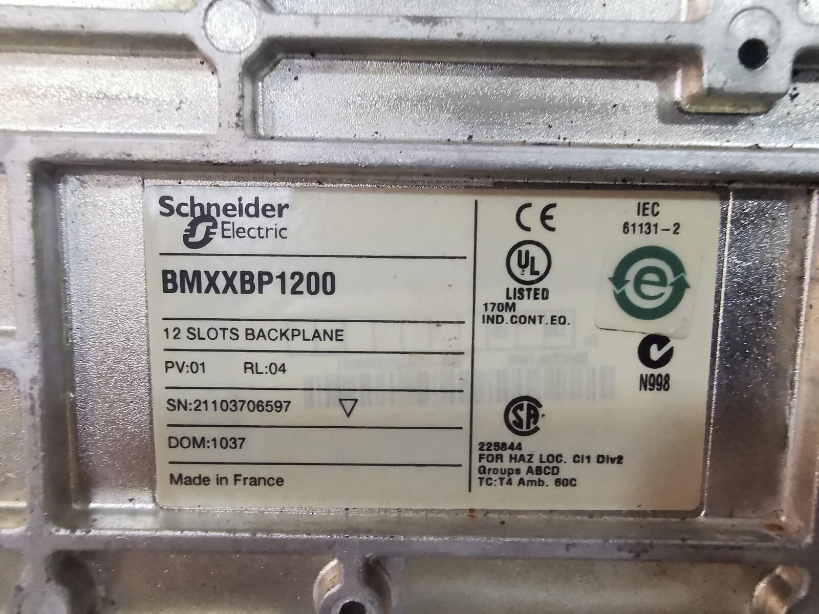 Schneider Electric BMXXBP1200 Schneider Electric BMXXBP1200 12 SLOTS BACKPLANE 2