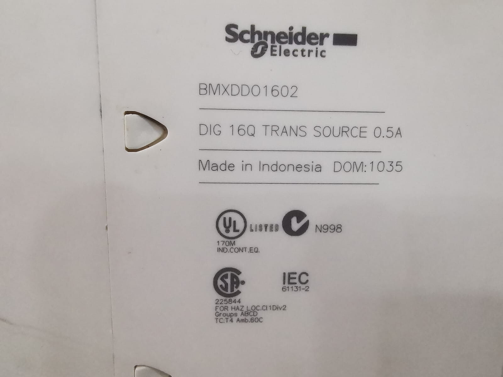 Schneider Electric BMXDDO1602 Schneider Electric BMXDDO1602 Modicon Module 3