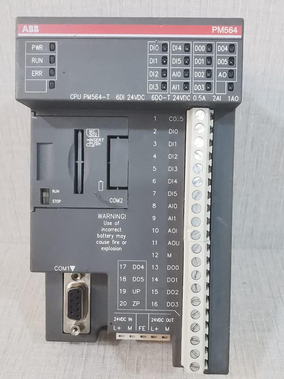 ABB PM564-T ABB PM564-T A0 Central Processing Unit 1TNE968900R1100 3