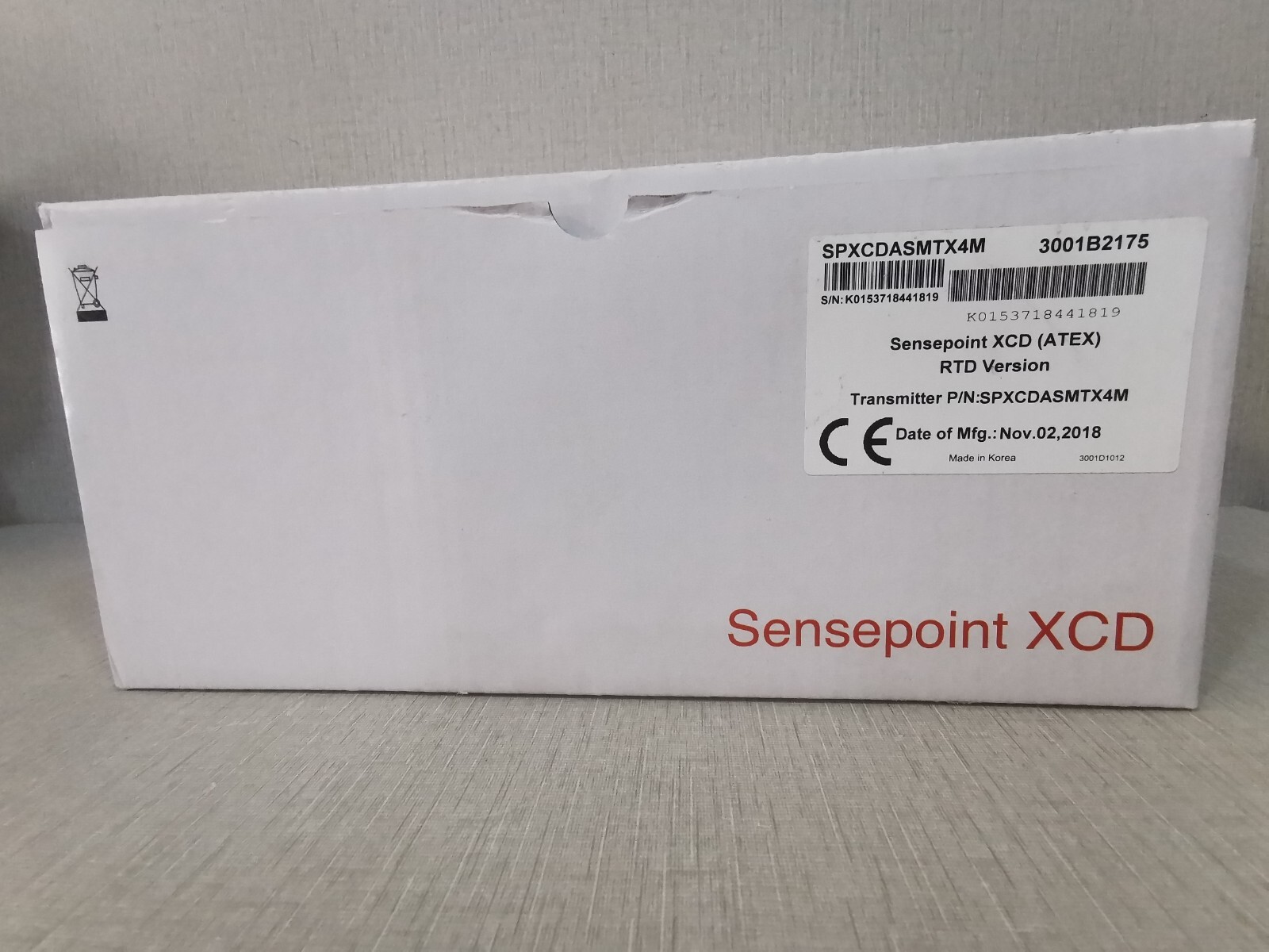 Honeywell SENSEPOINT-XCD-(ATEX)-SPXCDASMTX4M Honeywell Sensepoint XCD (ATEX) SPXCDASMTX4M Version Transmitter 3001B2175 5