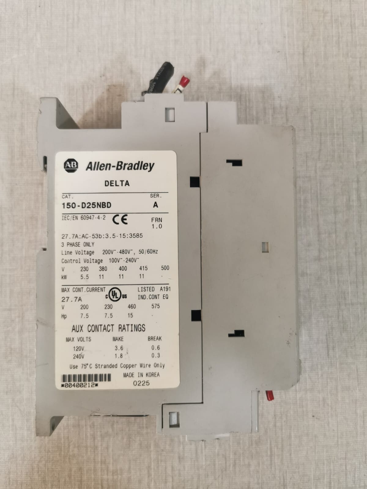 Allen-Bradley 150-D2NBD Allen-Bradley 150-D2NBD Soft Starter SMC-Delta 2