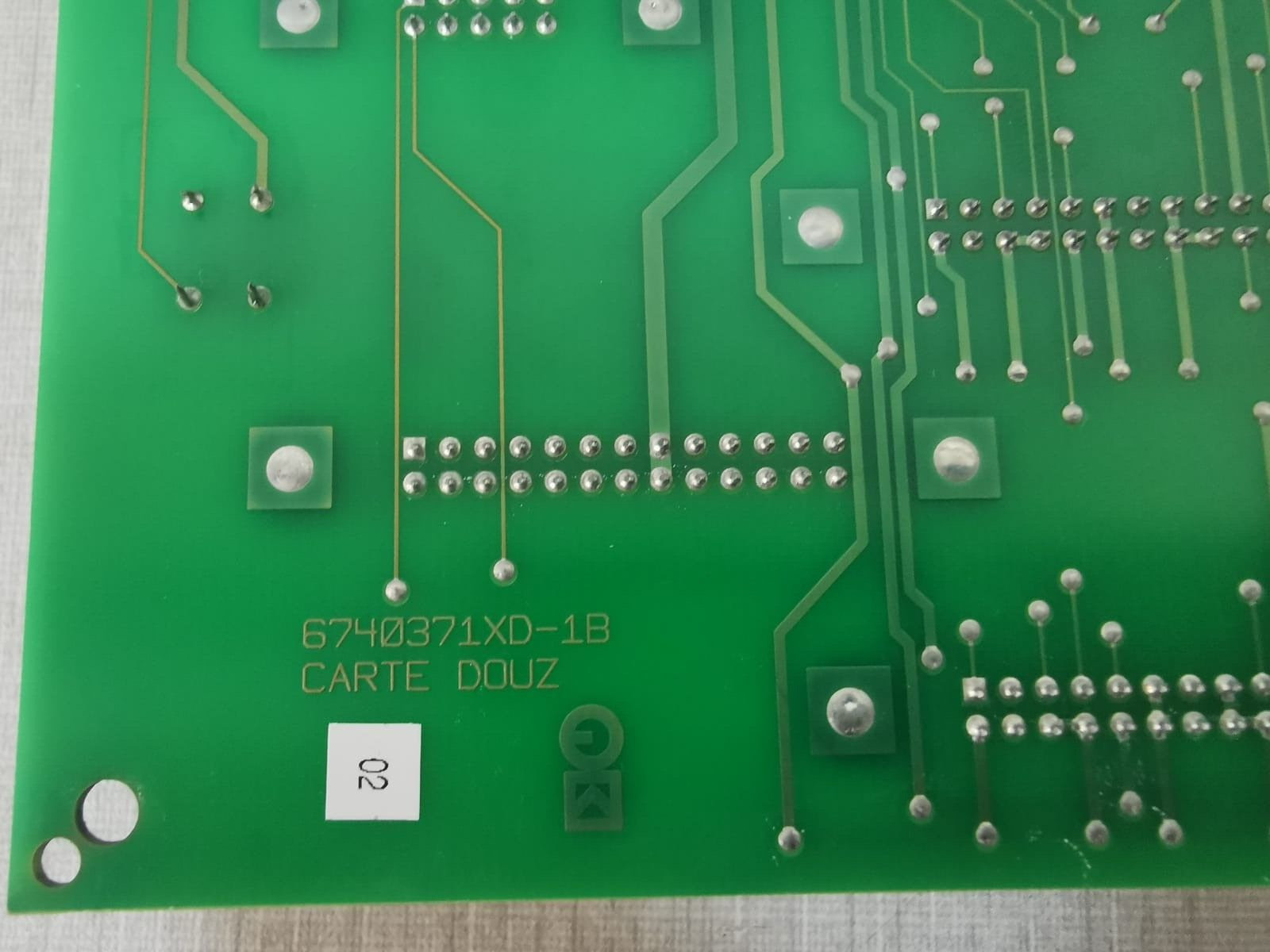 CARTE DOUZ 6740371XD-1B CARTE DOUZ 6740371XD-1B / 6740372 CIRCUIT BOARD 3