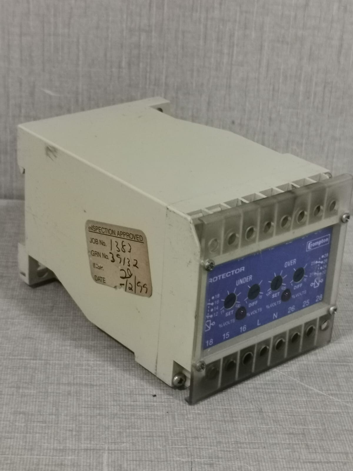 Crompton 253-PVBW Crompton 253-PVBW Protector Trip Relay 4