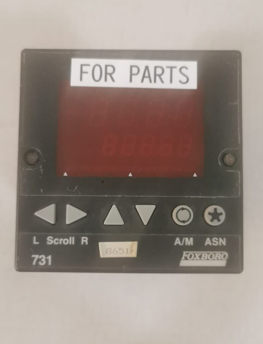 FOXBORO 731 SOFTWARE V1.30 Digital Process Controller 731