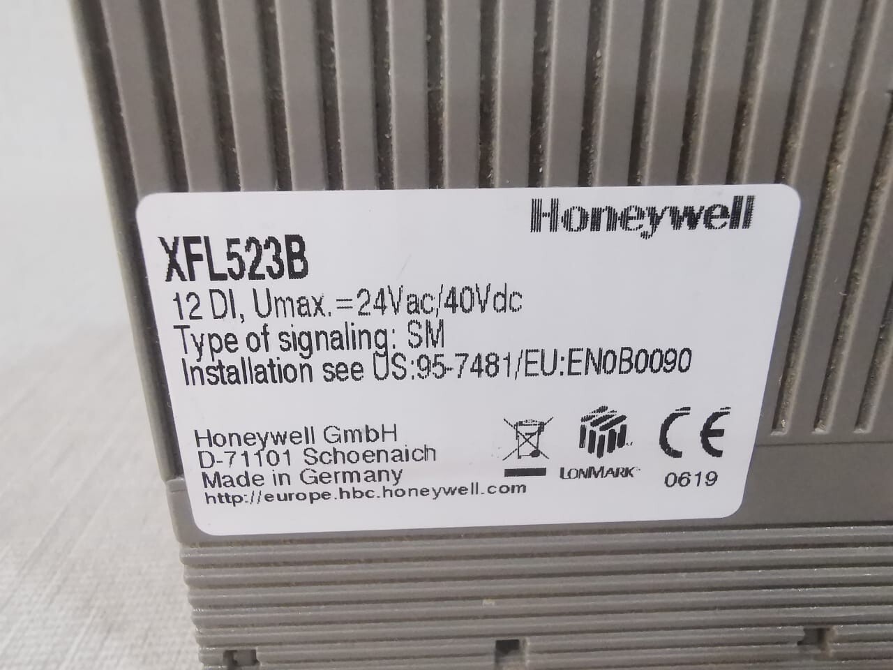 Honeywell XFL523B HONEYWELL XFL523B INPUT MODULE 5