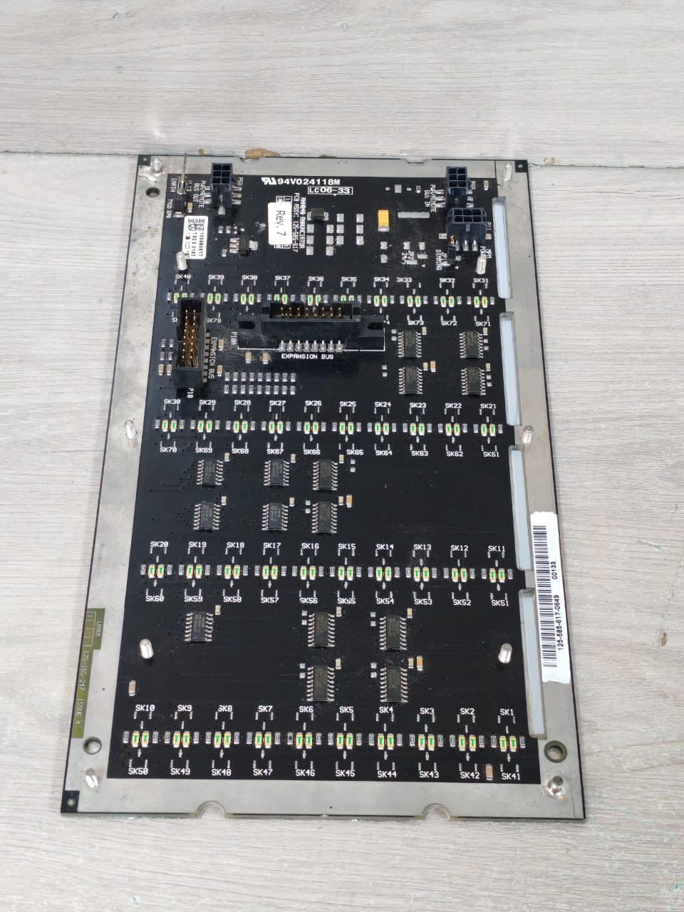 TYCO 125-585-617 REV.7 / LCO6-33 TYCO ANN40 ANNUNCIATOR PCB ASSY 125-585-617 REV.7 / LCO6-33 8