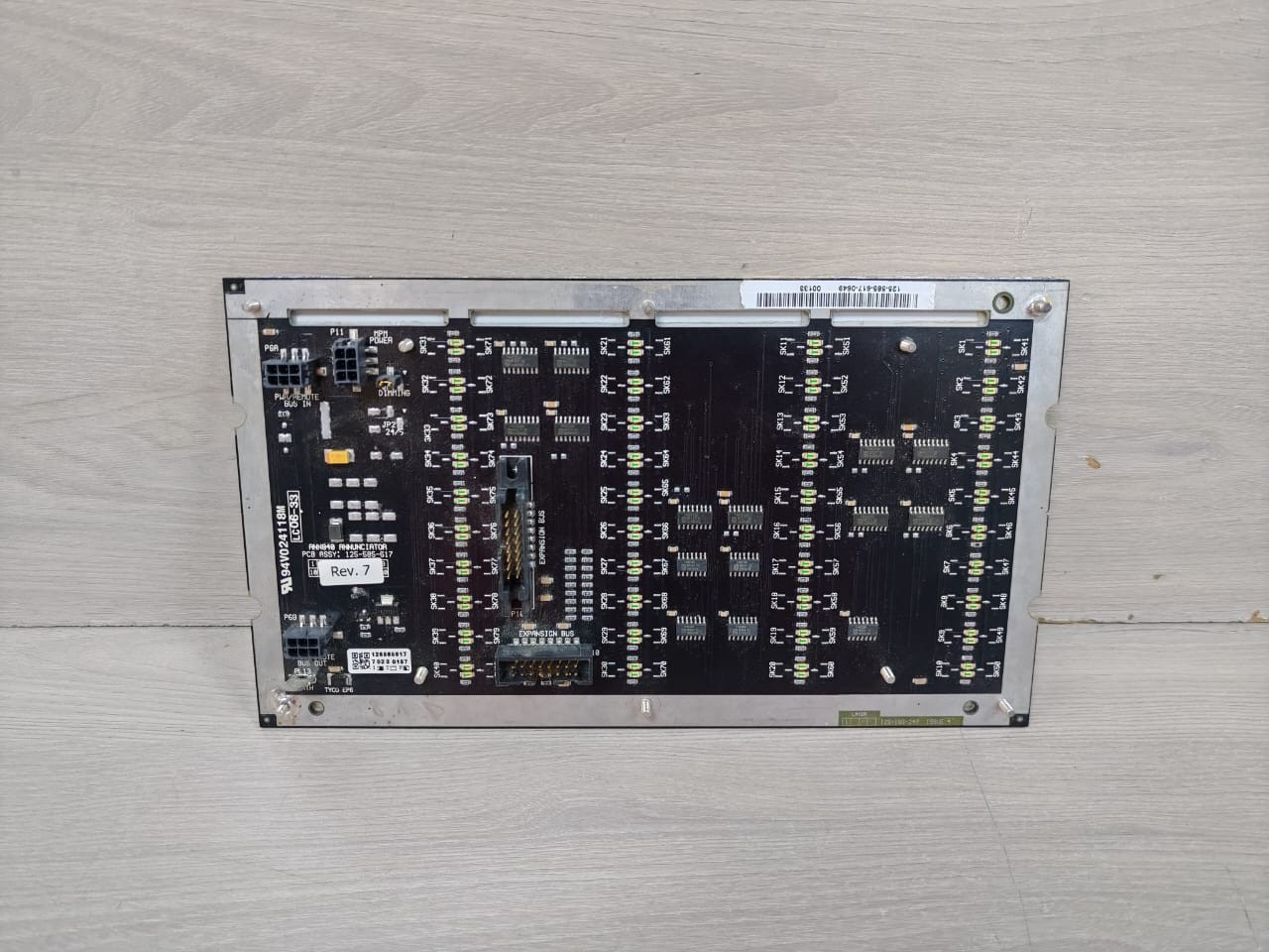TYCO 125-585-617 REV.7 / LCO6-33 TYCO ANN40 ANNUNCIATOR PCB ASSY 125-585-617 REV.7 / LCO6-33 10