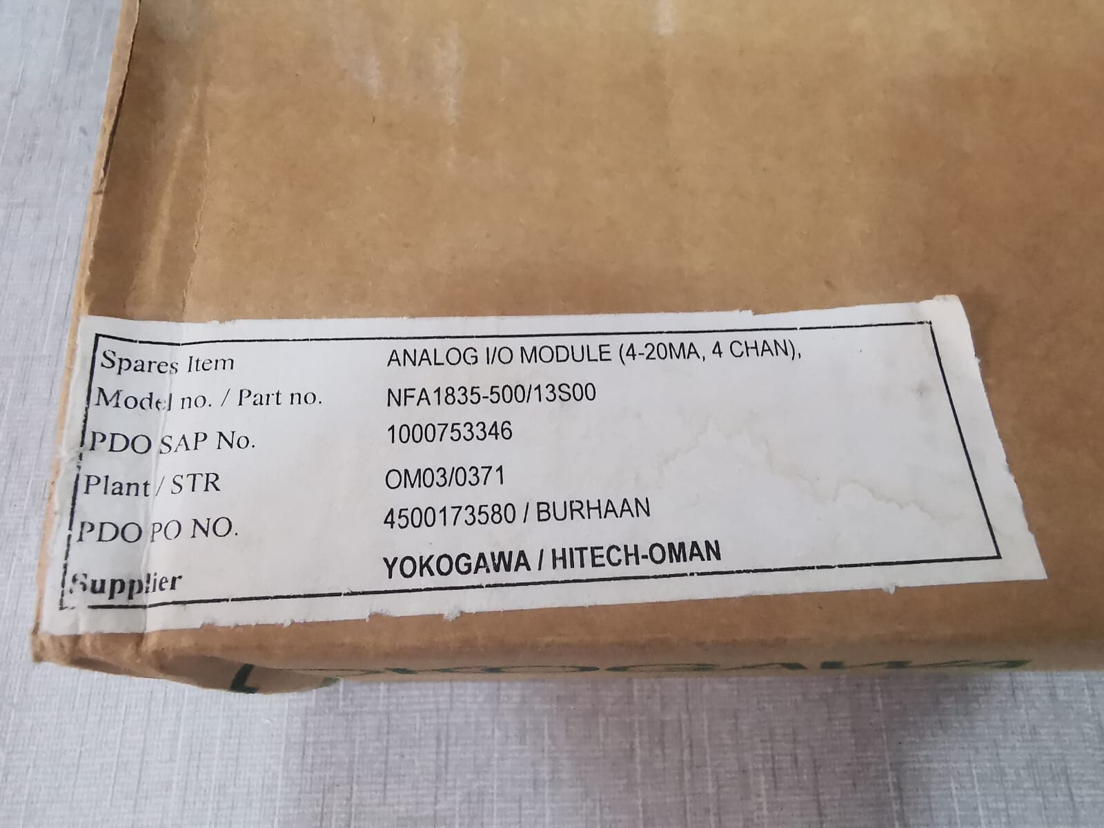 Yokogawa PSCCM22AAN YOKOGAWA CCM+ PSCCM22AAN Prosafe-PLC Critical Control Module ROM VER3.03 24VDC 8