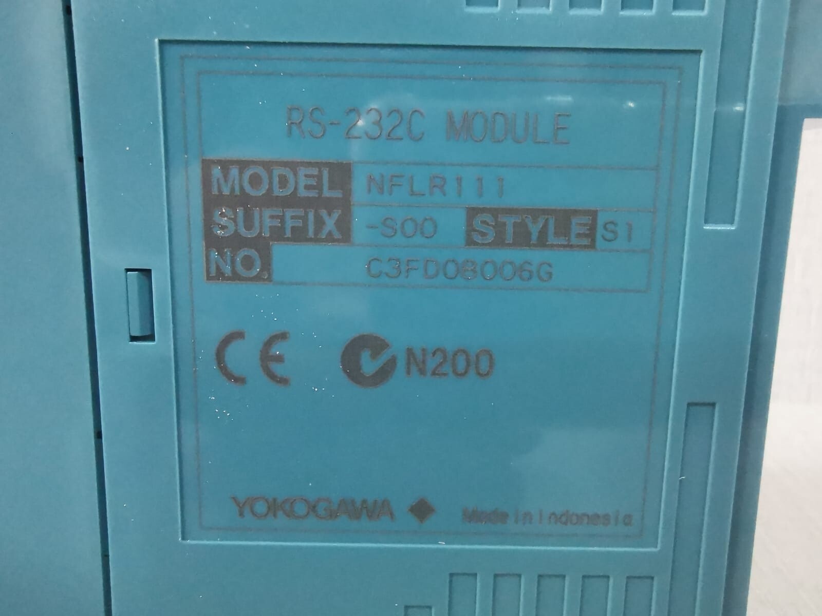 Yokogawa NFLR111-S00 YOKOGAWA NFLR111 RS-232C MODULE NFLR111-S00 S1 4