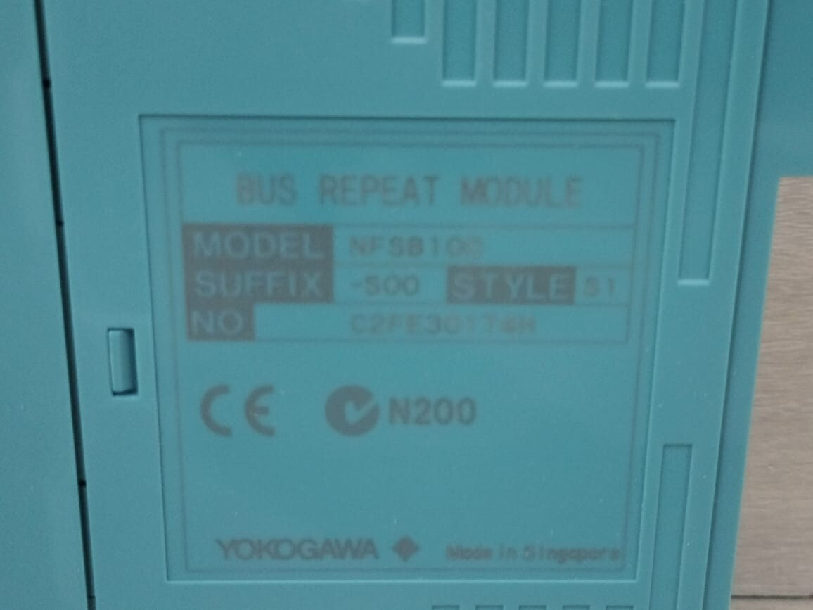 Yokogawa NFSB100-S00-S1 YOKOGAWA NFSB100 BUS REPEAT MODULE NFSB100-S00-S1 7