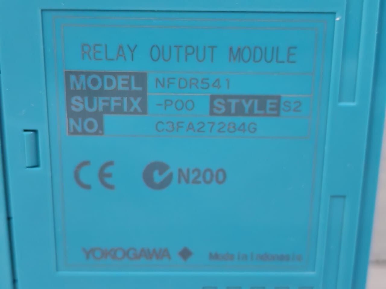 Yokogawa NFDR541-P00 YOKOGAWA NFDR541 RELAY OUTPUT MODULE NFDR541-P00 S2 6