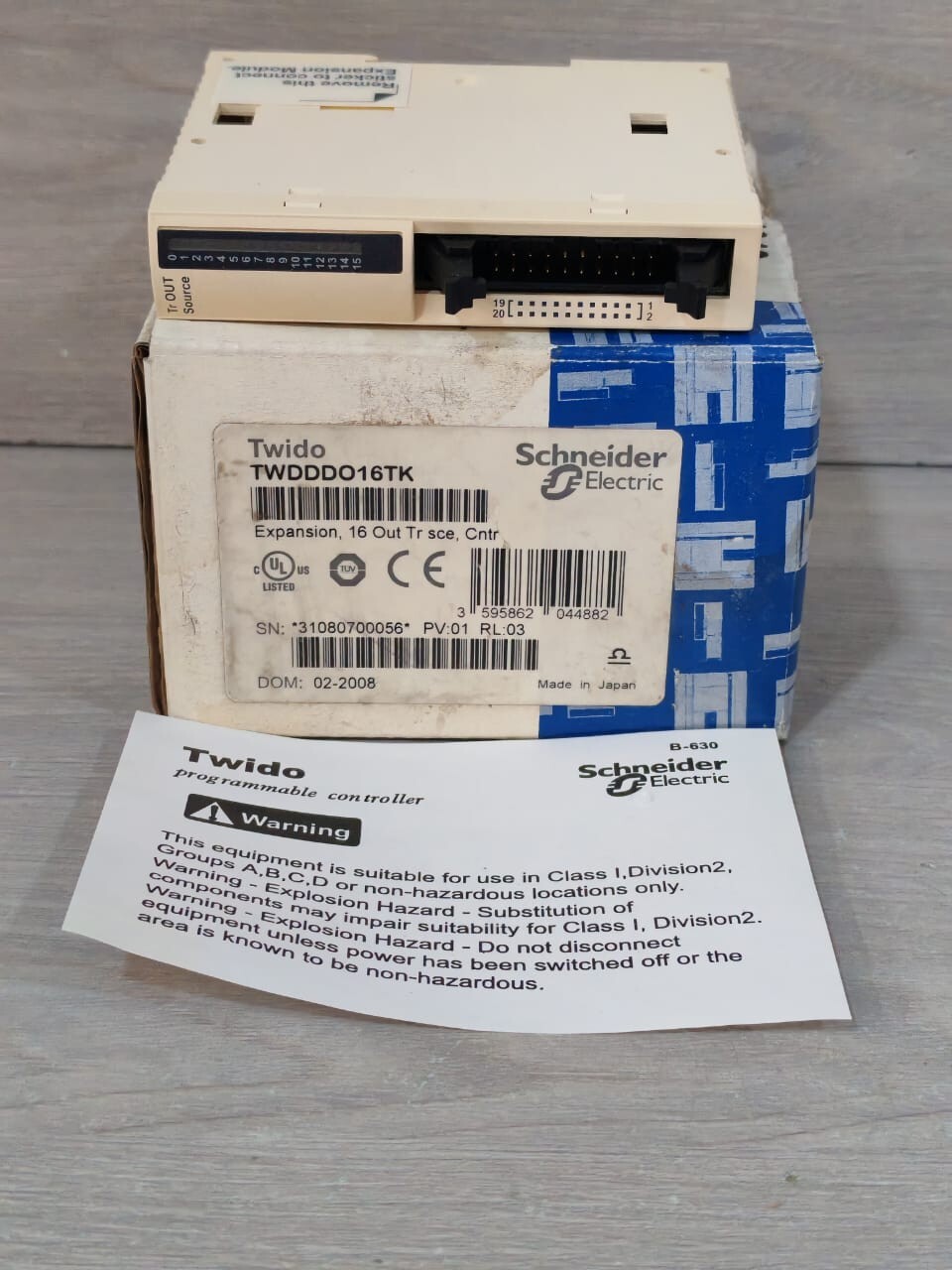 Schneider Electric TWIDO TWDDDO16TK EXPANSION MODULE 16 OUT SCE