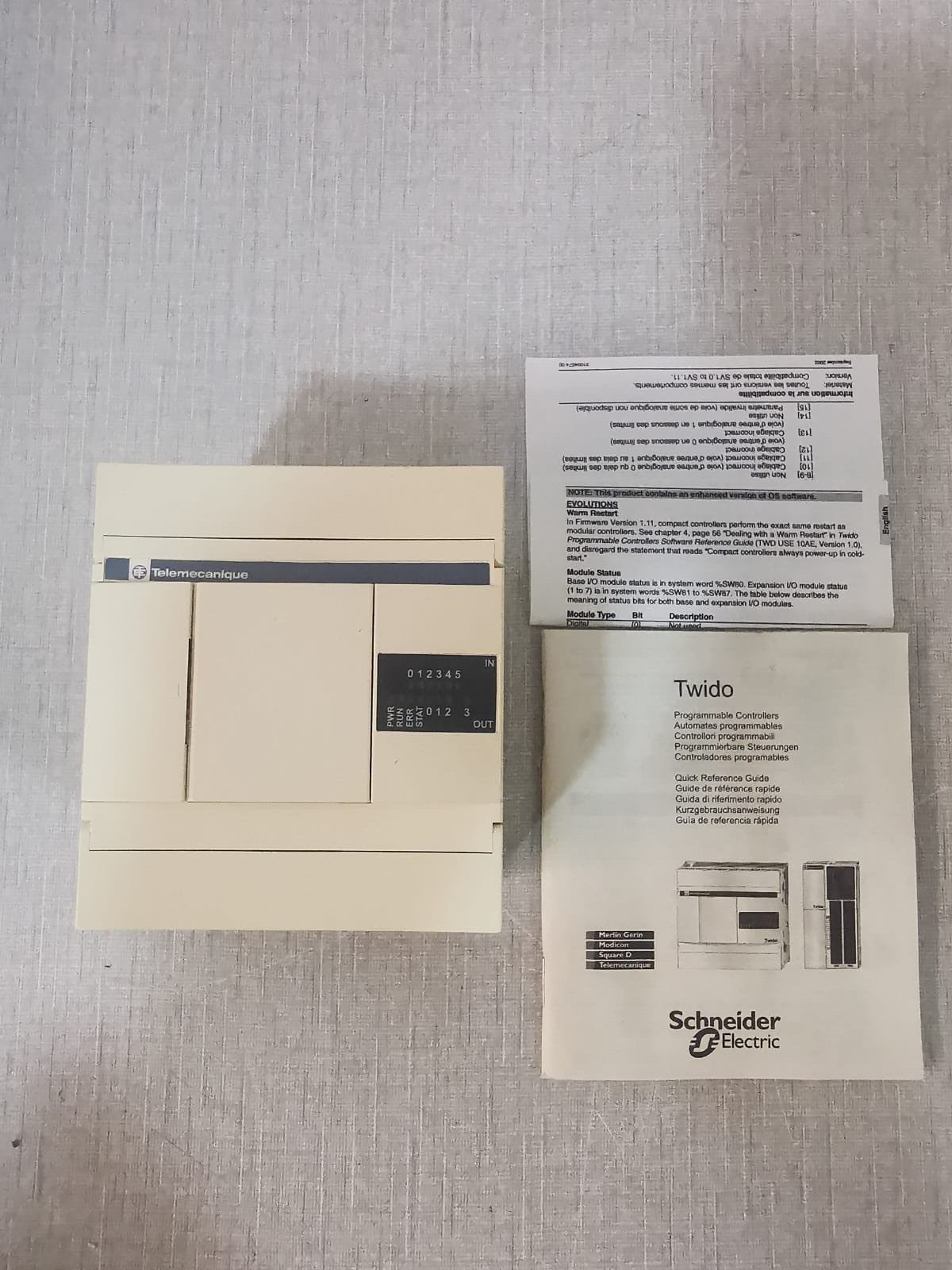 Schneider Electric TWIDO TWDLCAA10DRF BASE UNIT 24VDC